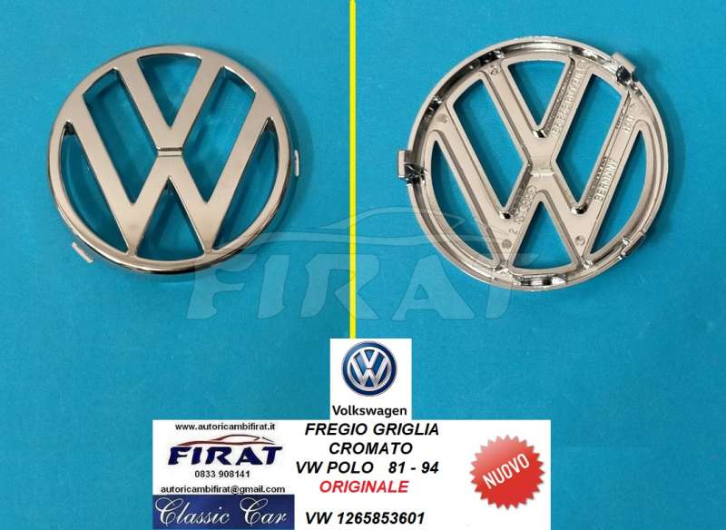 FREGIO GRIGLIA VW POLO 81 - 94 CROMATO (1265853601)